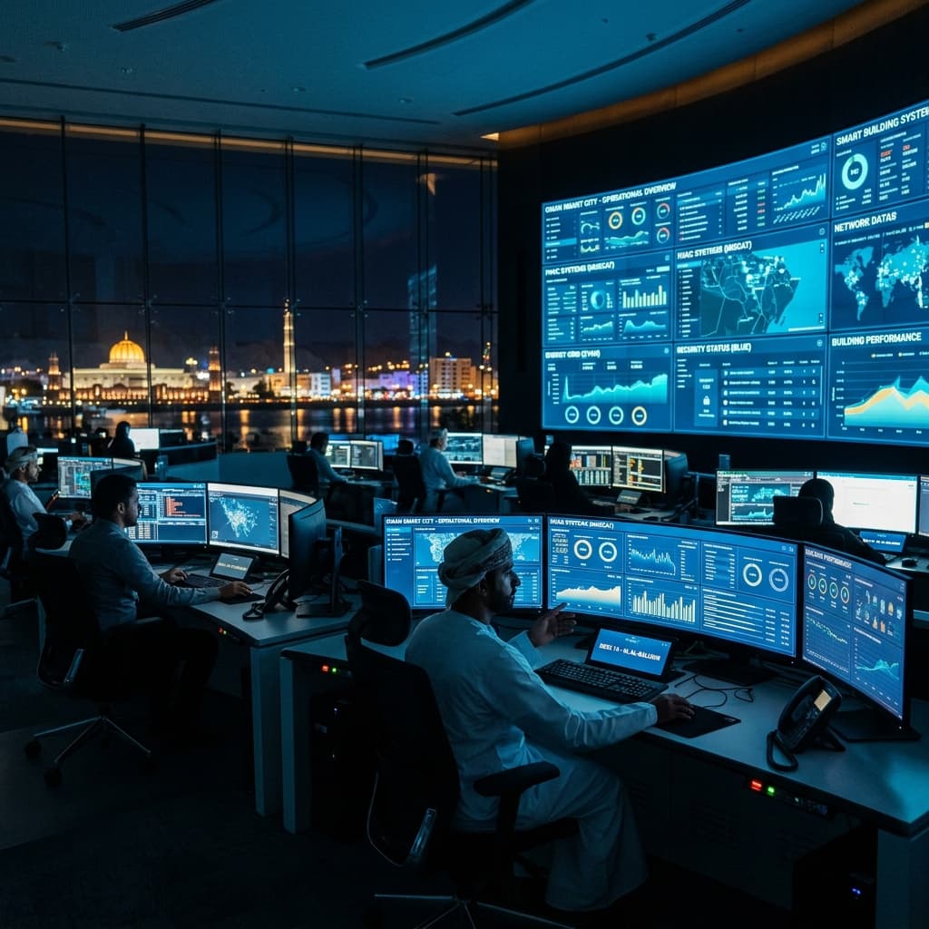 Futuristic cybernetic control center